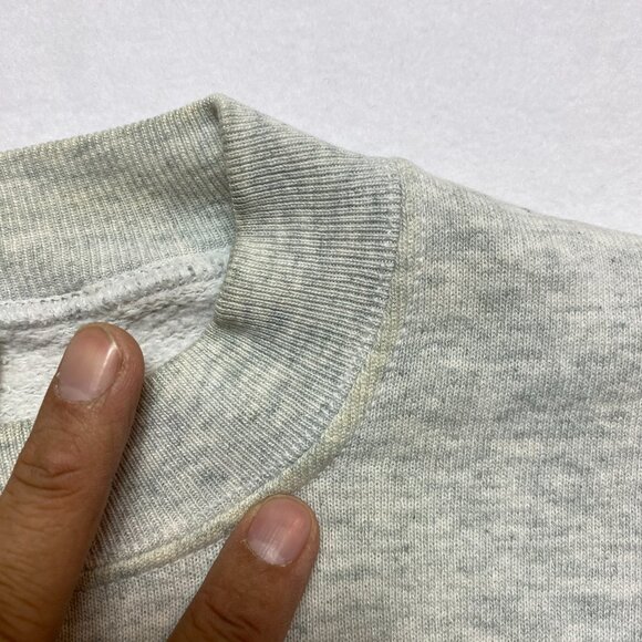 Vintage Block Island Rhode Island Sweatshirt Men's L Gray Pullover Y2K - Picture 8 of 13